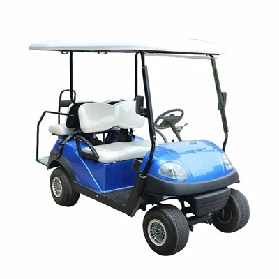 Electric golf cart handling flexibility and comfort